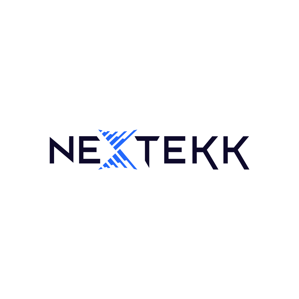 Nextekk logo, dark variant